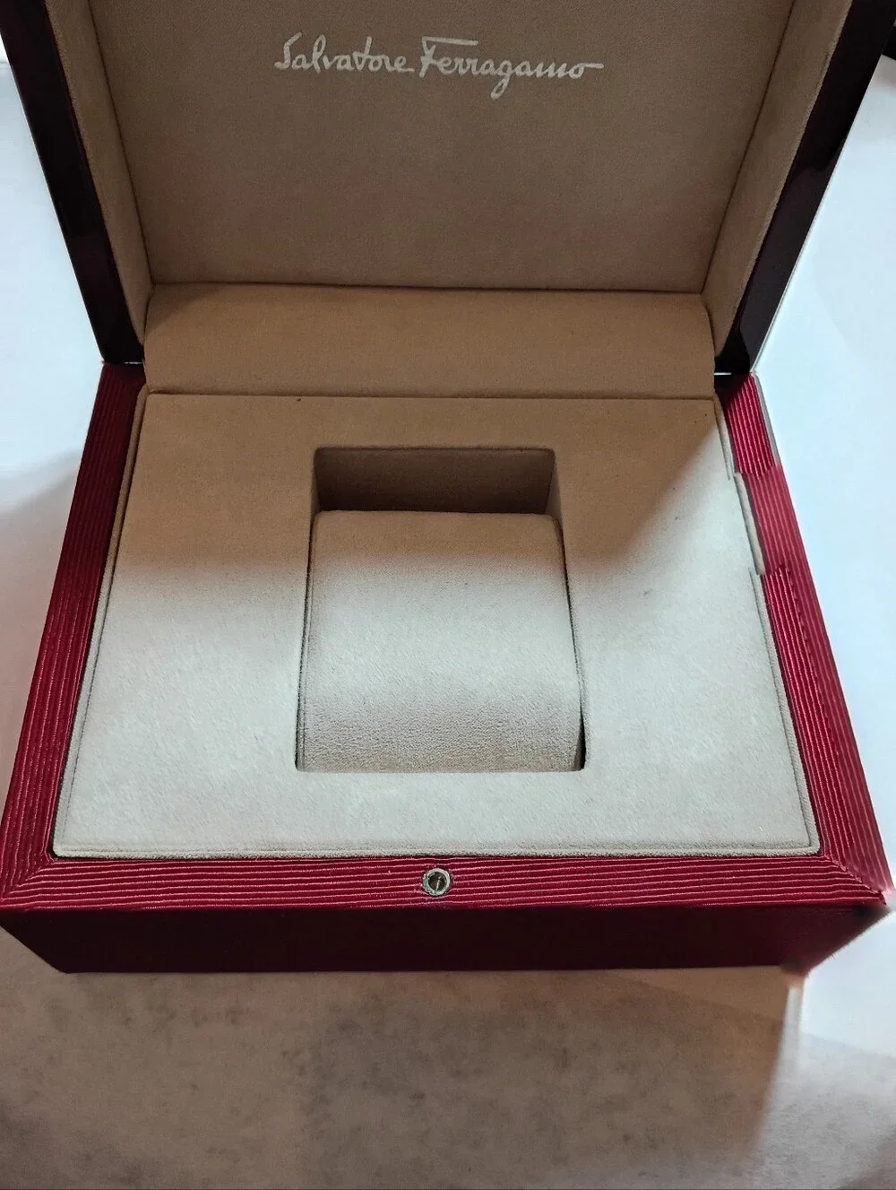 Salvatore Ferragamo watch box ONLY
